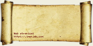 Ivanka Perković vizit kartica